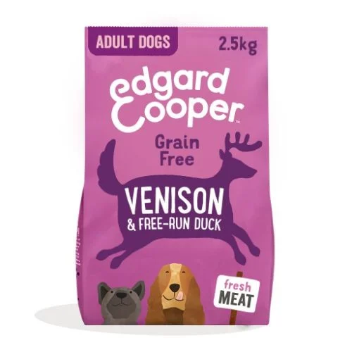 - Hypoallergenic dog foodEdgard & Cooper Adult Grain Free Dry Dog Food with Fresh Venison & Free-Run Duck 2.5kg - Hypoallergenic dog foodEdgard & Cooper Adult Grain Free Dry Dog Food with Fresh Venison & Free-Run Duck 2.5kg