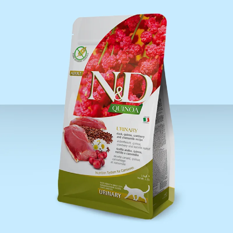 2. **Brand-Related** Farmina N&D Cat Quinoa Urinary Duck 3.3#