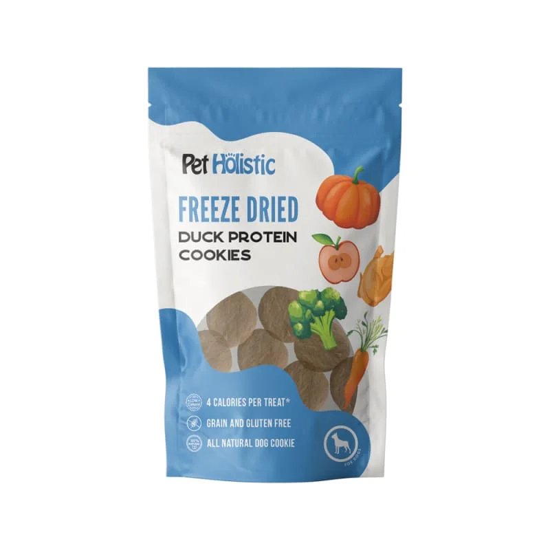 - Dog food helps the digestive systemPet Holistic Duck Protein Cookies Freeze Dried Dog Treats 2.8oz - Dog food helps the digestive systemPet Holistic Duck Protein Cookies Freeze Dried Dog Treats 2.8oz