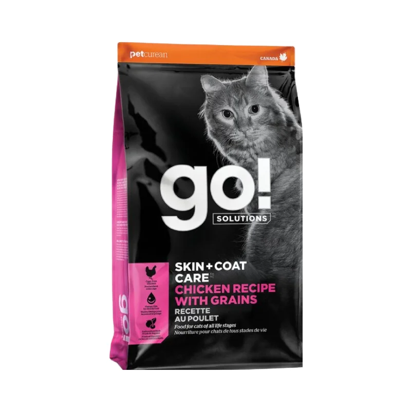 - Cat food for multi-cat households Petcurean Go! Skin & Coat Care Chicken With Grain Dry Cat Food - Cat food for multi-cat households Petcurean Go! Skin & Coat Care Chicken With Grain Dry Cat Food