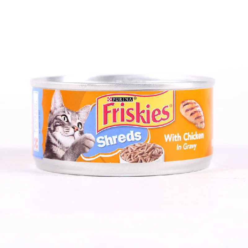 - Weight management cat food PURINA FRISKIES CAT FOOD WITH CHICKEN IN GRAVY SHREDS 156 GM - Weight management cat food PURINA FRISKIES CAT FOOD WITH CHICKEN IN GRAVY SHREDS 156 GM