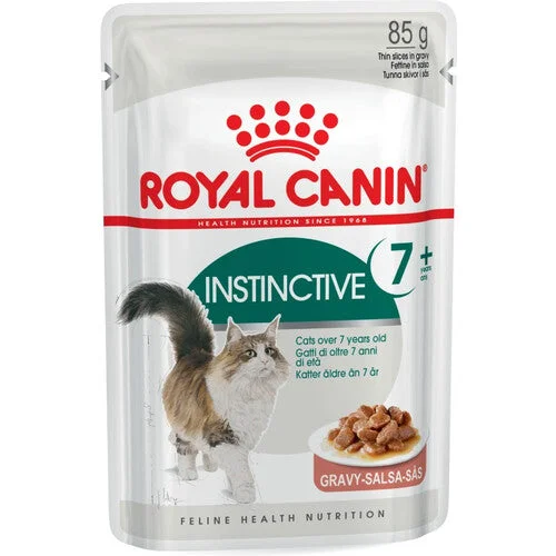- High-protein cat food Royal Canin Instinctive 7+ Cat Food in Gravy Pouches 12 x 85g - High-protein cat food Royal Canin Instinctive 7+ Cat Food in Gravy Pouches 12 x 85g
