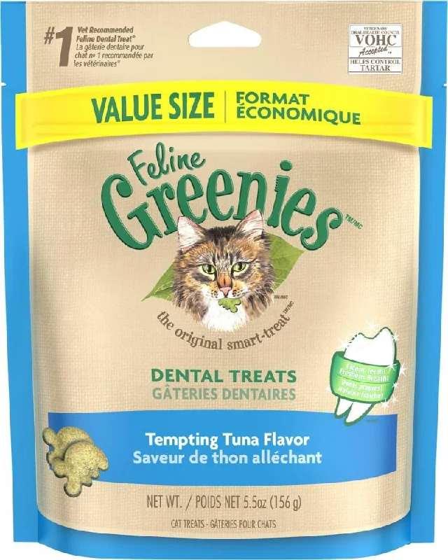 - Remote interactive pet feeder Greenies Feline Dental Tempting Tuna Flavor Cat Treats