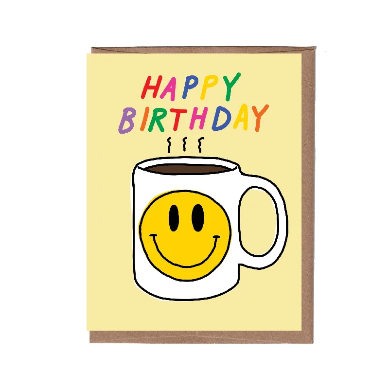 - Cat anti-jump window safety net Scratch & Sniff Smiley Mug Birthday Card