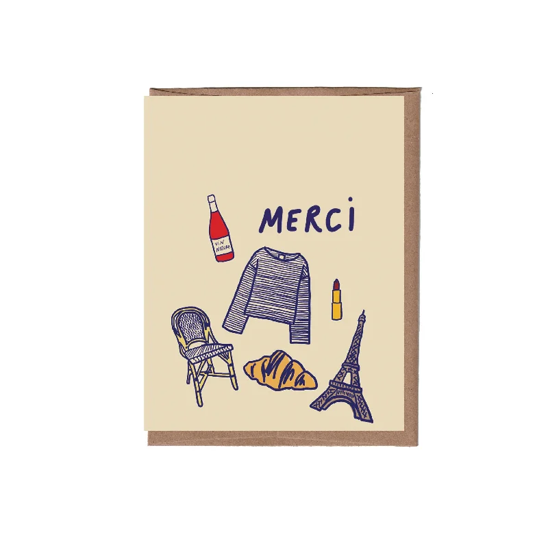 - Pet tear stain cleaning wipes French Thank You Note