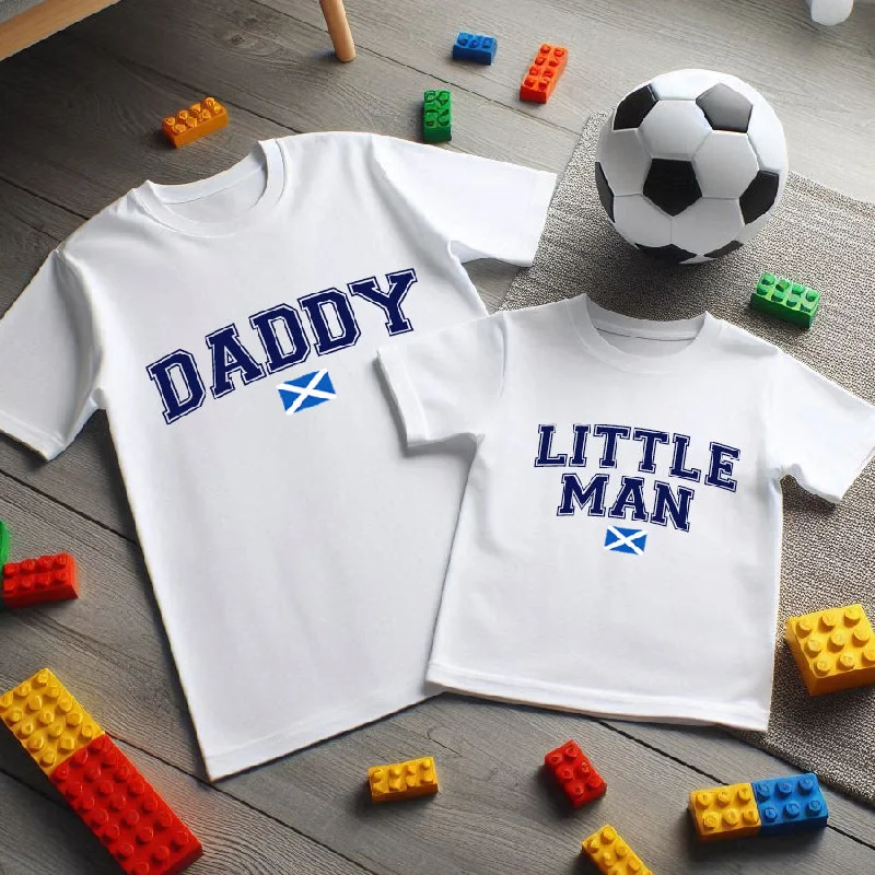 - Pet vitamin complex nutrition tablets Scotland Daddy & Little Man Matching White T-Shirts - Pet vitamin complex nutrition tablets Scotland Daddy & Little Man Matching White T-Shirts