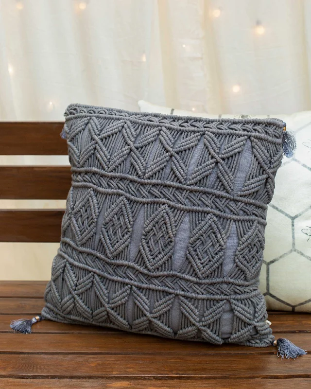- Pet smart GPS locator Charcoal Macrame Cover