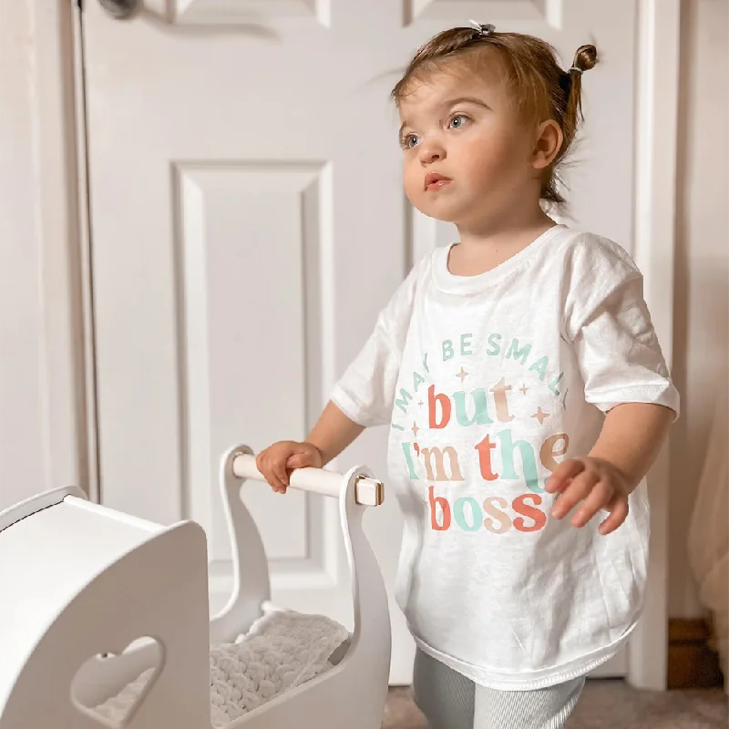 - Automatic temperature adjustment cat bed Small But The Boss Kids T-Shirt