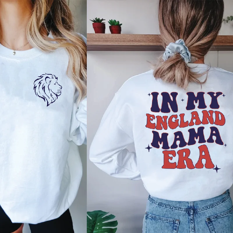- Automatic induction pet water dispenser In My England Mama Era Front & Back Graphic Sweatshirt - Automatic induction pet water dispenser In My England Mama Era Front & Back Graphic Sweatshirt