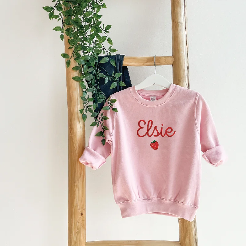 - Dog disposable foam shower gel Personalised Strawberry Sweater By Essex Stitch Co
