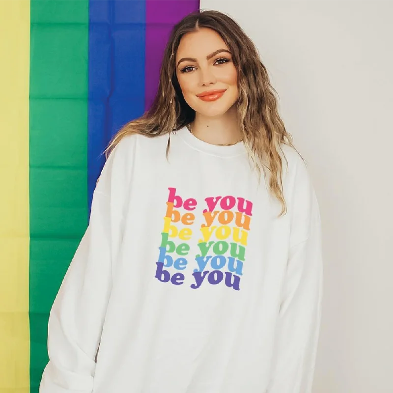 - Teething and chewing toys for puppies Pride Be You Slogan Sweatshirt