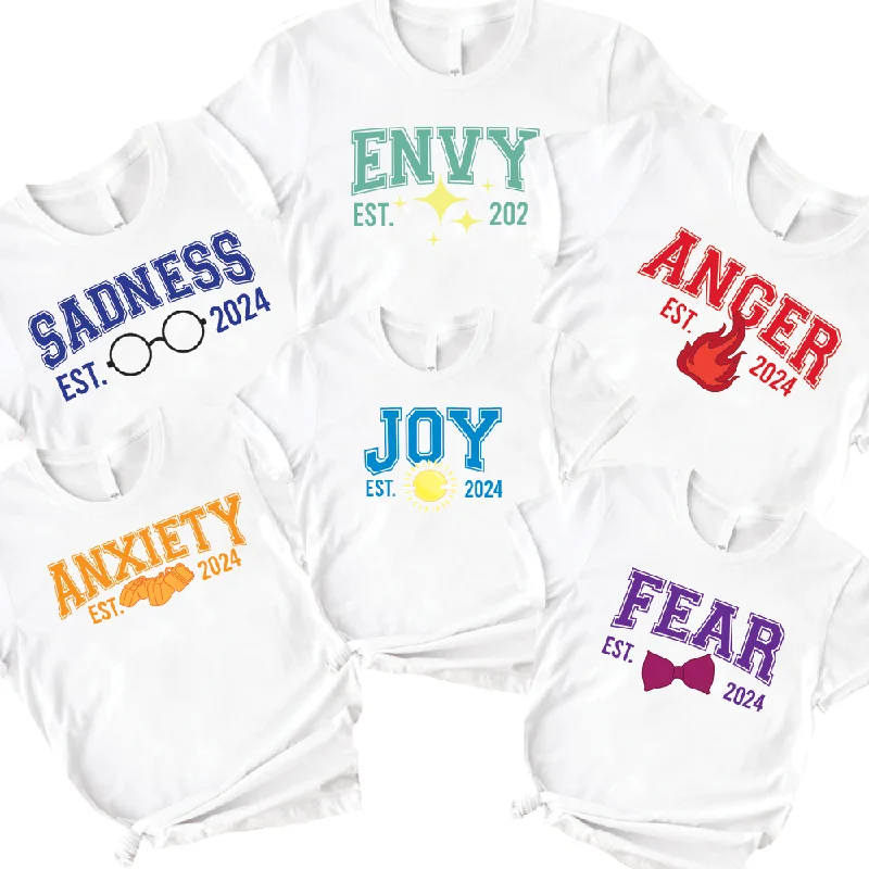 - Cat stress soothing spray Mixed Emotions Established 2024 Matching White T-shirts