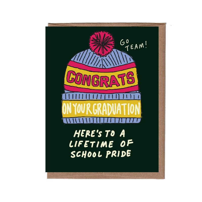 - Elderly dog ​​joint care mattress School Pride Graduation Card