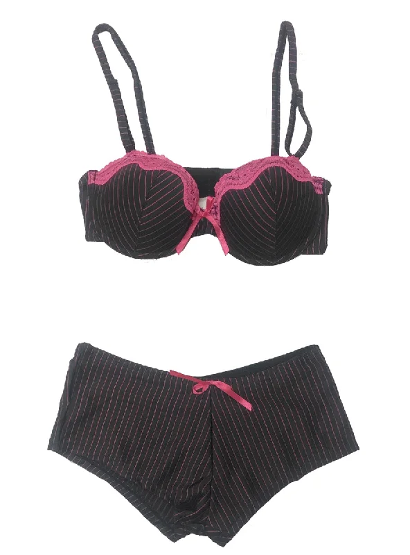 - Rabbit grass rack to prevent waste food box Sexy Black and Pink Bra and Hot Pants Set Womens - Size Small - Rabbit grass rack to prevent waste food box Sexy Black and Pink Bra and Hot Pants Set Womens - Size Small