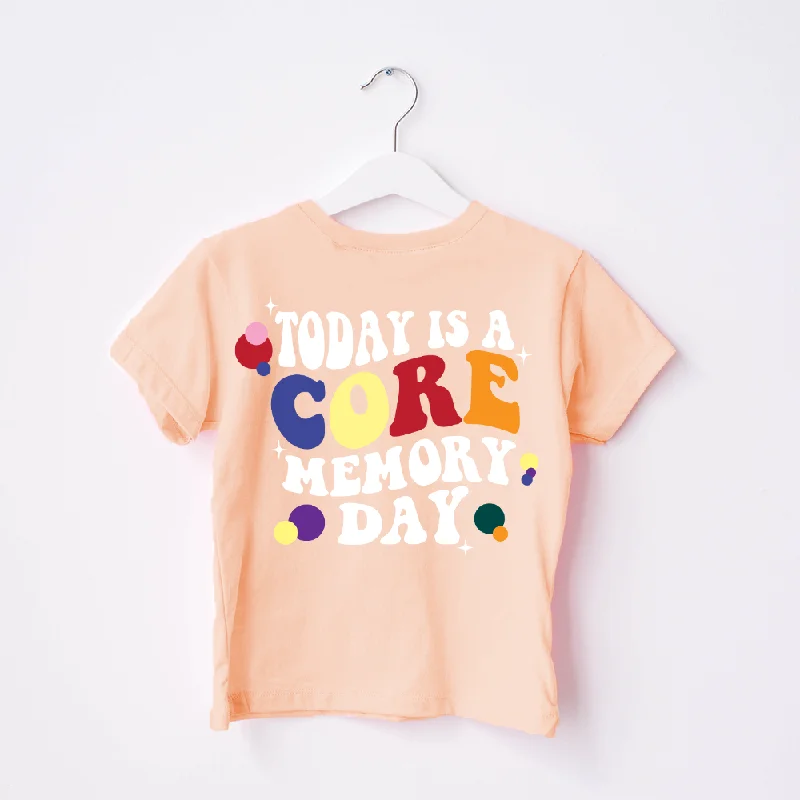 - Deodorizing cat litter tofu litter Core Memory Day Kids Back Logo T-shirt