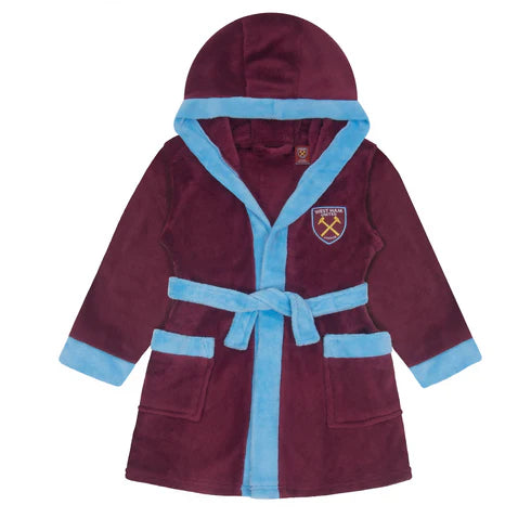  Official West Ham United FC Baby Dressing Gown