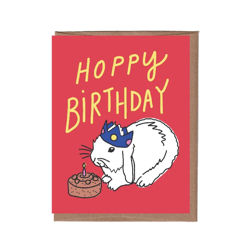 - Pet monitor with camera Bunny Birthday Card