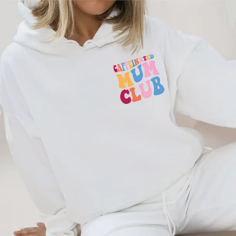 - Smart cat litter box with automatic cleaning Caffeinated Mum Club Women's Hoodie
