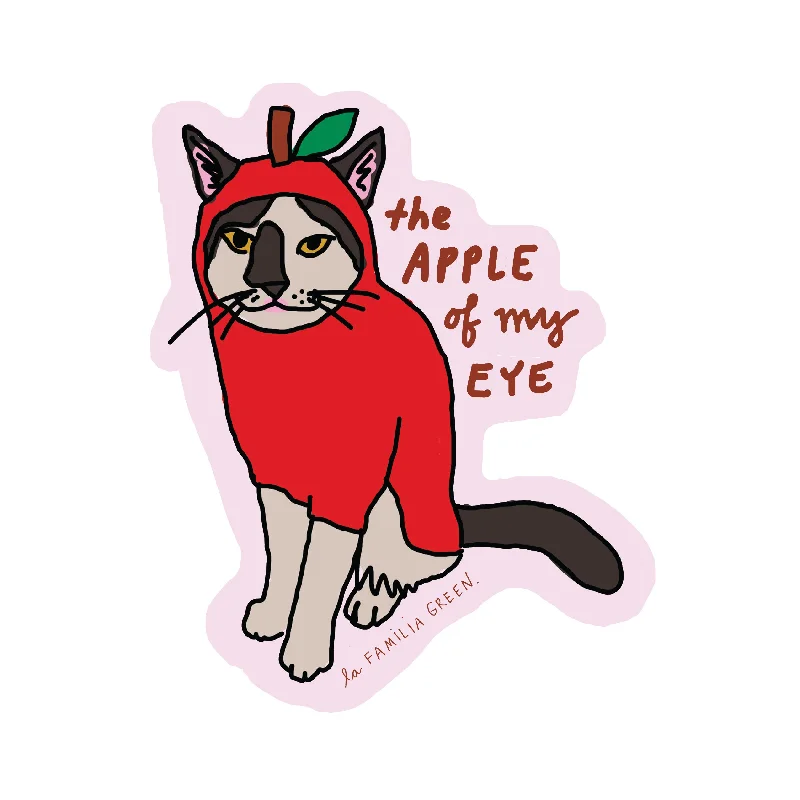 - Parrot climbing and standing wooden frame Apple Cat Sticker