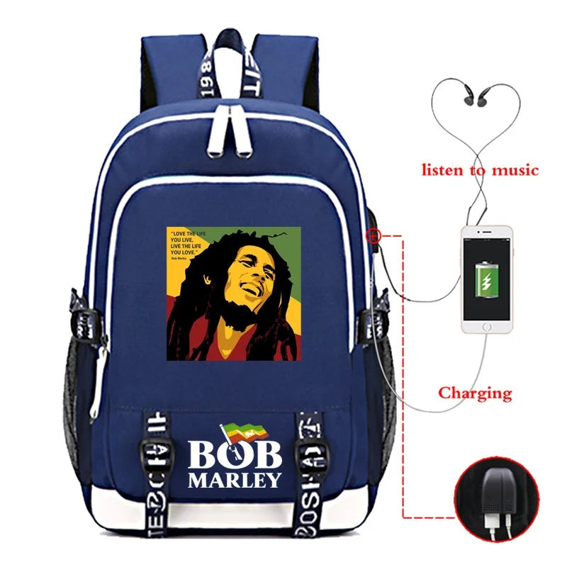 - Pet fence foldable indoor Bob Marley Backpack USB Charging Backpack Bag fashion backpack - Pet fence foldable indoor Bob Marley Backpack USB Charging Backpack Bag fashion backpack