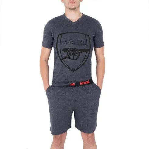 Pet Products Official Arsenal FC Mens Shorts & Tee Pyjama Set