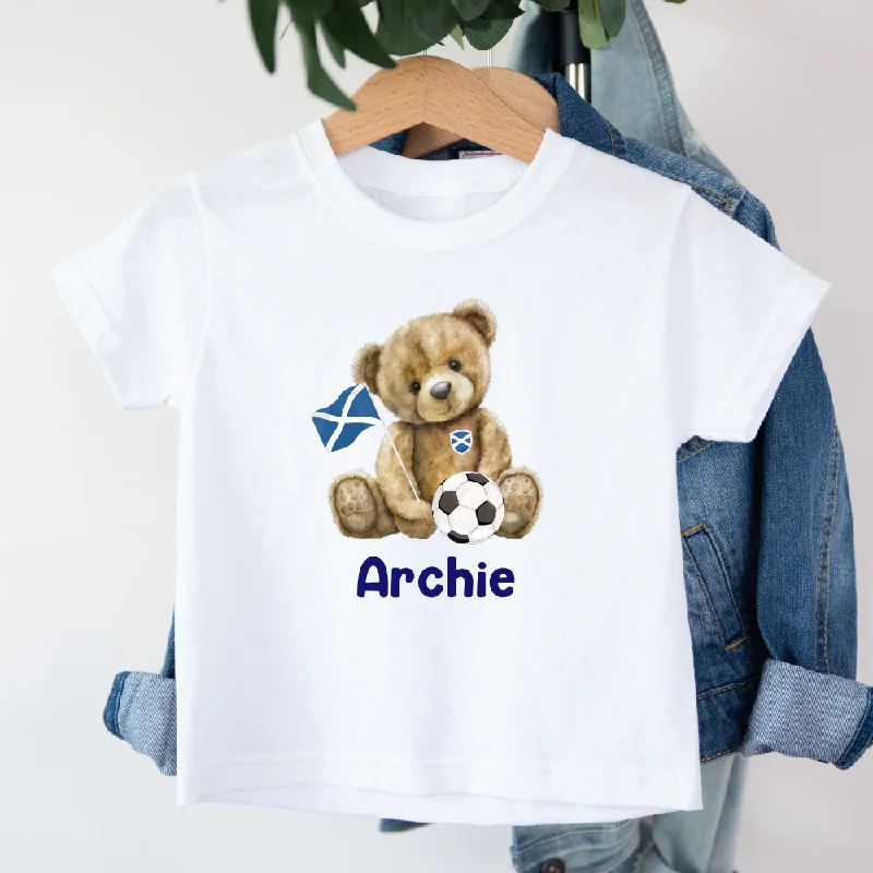 - Foldable and portable cat bag Scotland Bear Personalised Kids T-Shirt