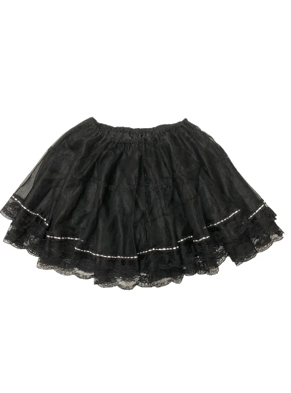 - Foldable and portable cat bag Black Tutu With White Ribbon Trim Womens - Size Large - Foldable and portable cat bag Black Tutu With White Ribbon Trim Womens - Size Large