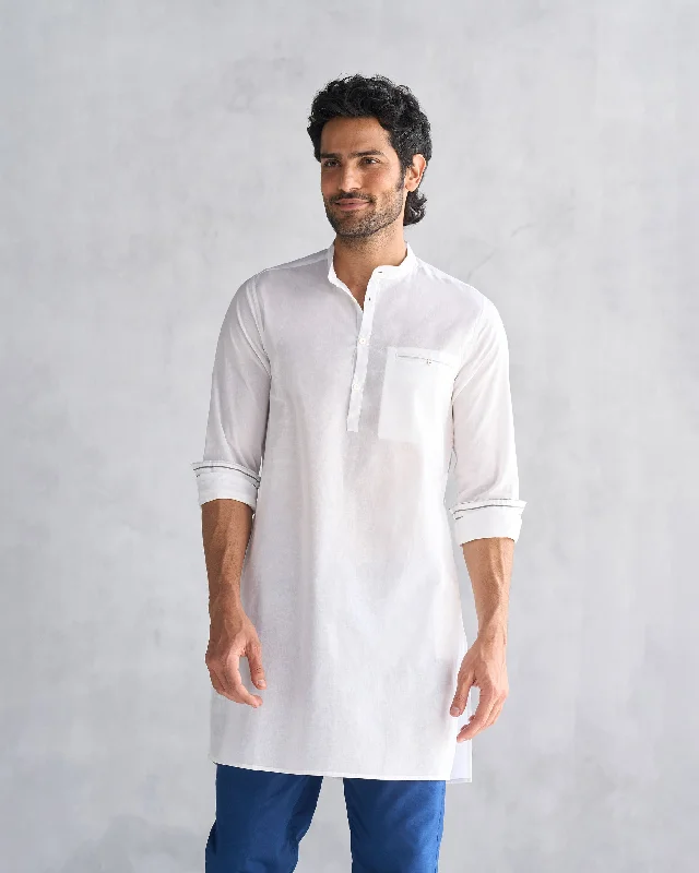 - Air box TSA certified check-in Pondicherry Kurta - White