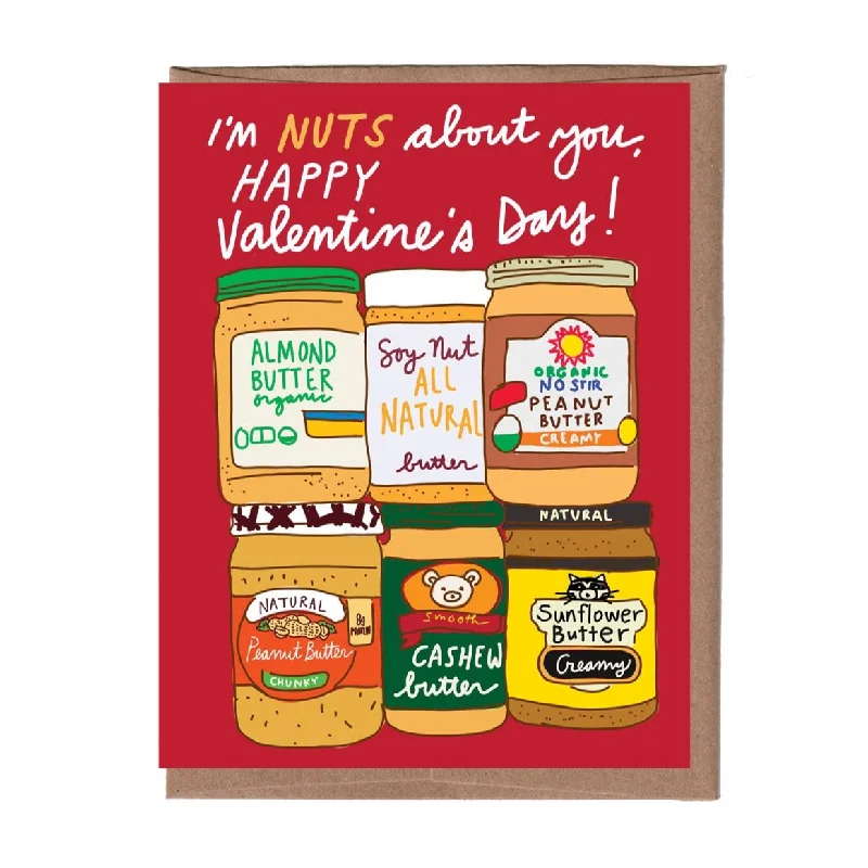 - Remote interactive pet feeder Scratch & Sniff Nut Butter Valentine Card