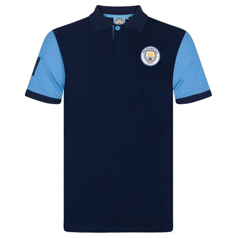  Official Manchester City FC Mens Polo Shirt
