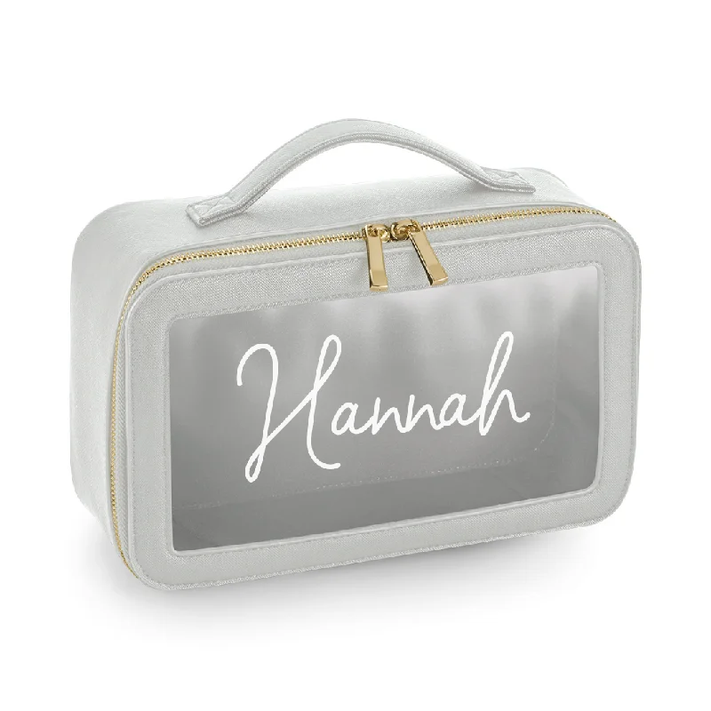 - Automatic induction pet water dispenser Personalised Clear Window Travel Cosmetic Case - Automatic induction pet water dispenser Personalised Clear Window Travel Cosmetic Case