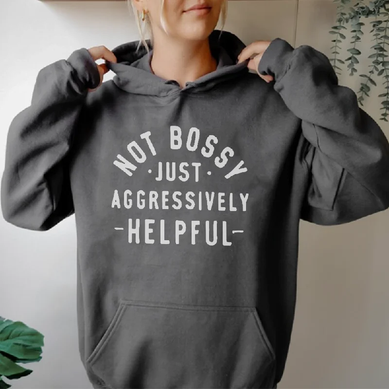  Not Bossy But Helpful Women's Hoodie