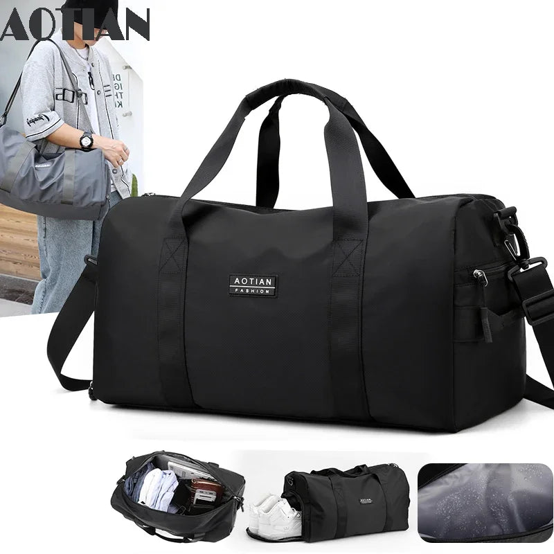 AOTIAN Brand Men's Shoulder Bag: Large Crossbody Bag for Men, Outdoor Tote, Sports Gym Bag, Nylon Hand Luggage Travel Bag. AOTIAN Brand Men's Shoulder Bag: Large Crossbody Bag for Men, Outdoor Tote, Sports Gym Bag, Nylon Hand Luggage Travel Bag.