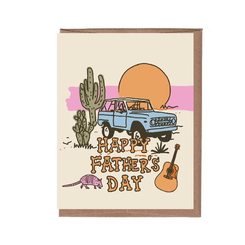 - Winter warm clothes for short-haired dogs Country Father's Day Card