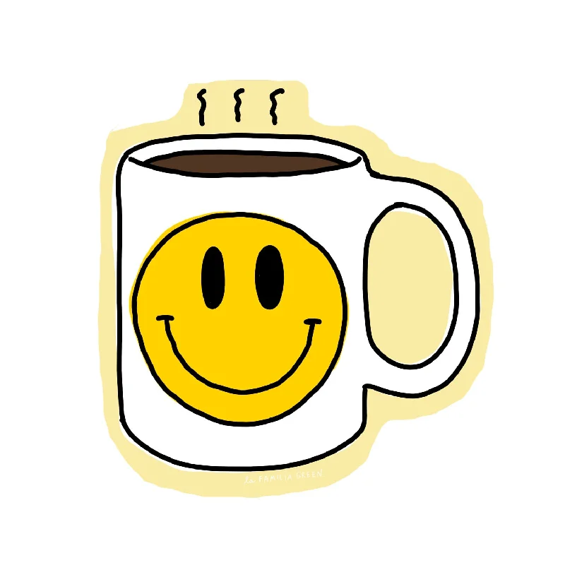 - Dog disposable foam shower gel Smiley Mug Sticker