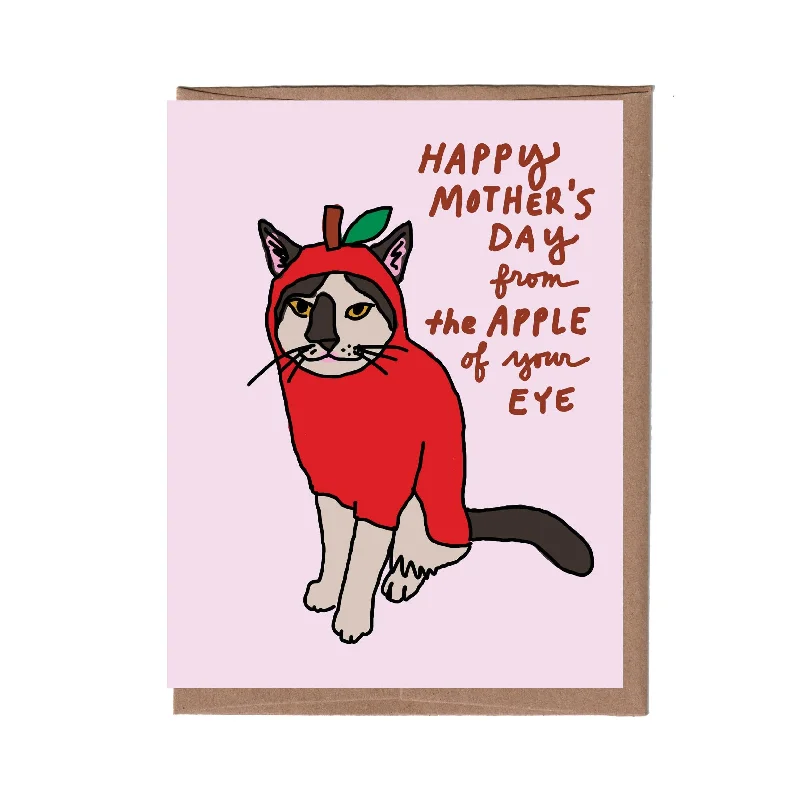 - Air box TSA certified check-in Scratch & Sniff Apple Cat Mother's Day Card