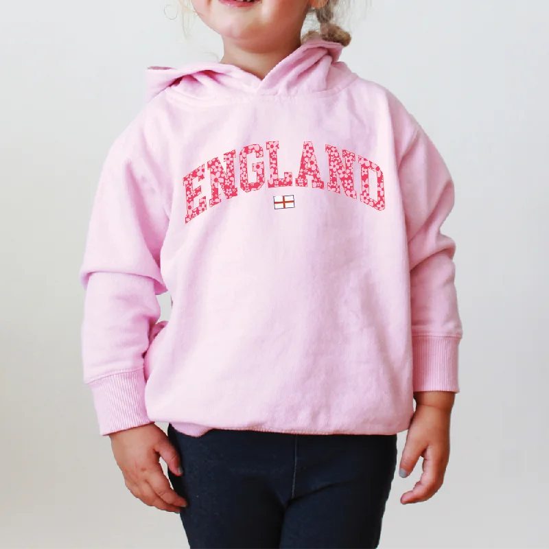 - Teething and chewing toys for puppies Pink Floral England Hoodie
