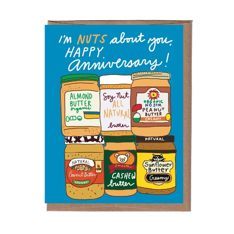  -Anti-scratch sofa protective cover Scratch & Sniff Nut Butter Anniversary Card