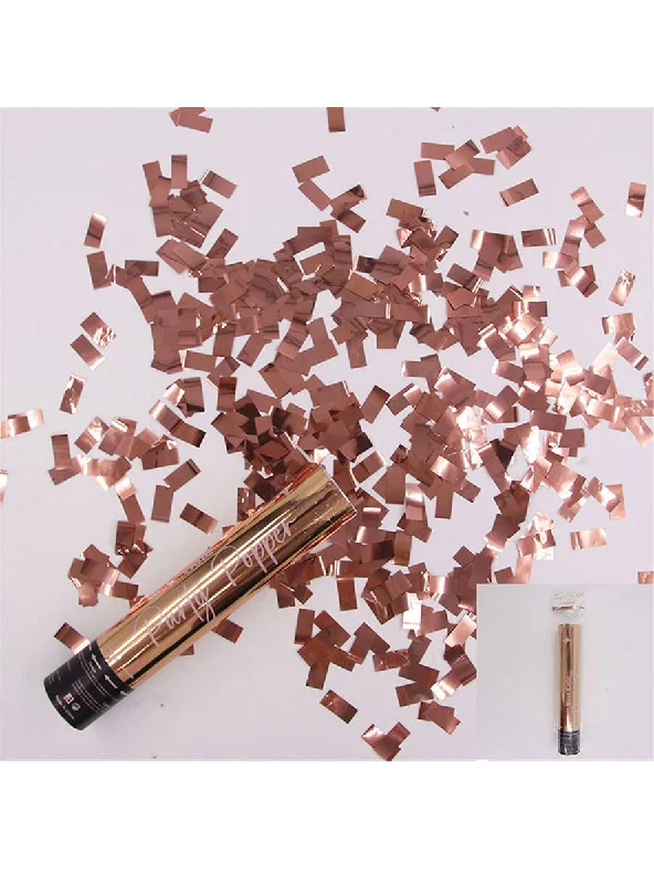 -Anti-slip claw protection raincoat FOR dogs Metallic Rose Gold Foil Confetti Party Popper -Anti-slip claw protection raincoat FOR dogs Metallic Rose Gold Foil Confetti Party Popper
