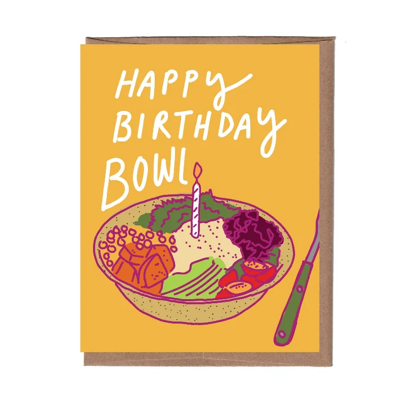 - Pet water dispenser UV sterilization version Birthday Bowl Card