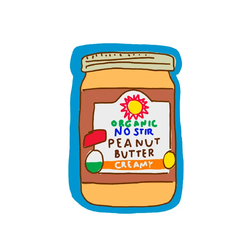 - Parrot climbing and standing wooden frame Peanut Butter Sticker