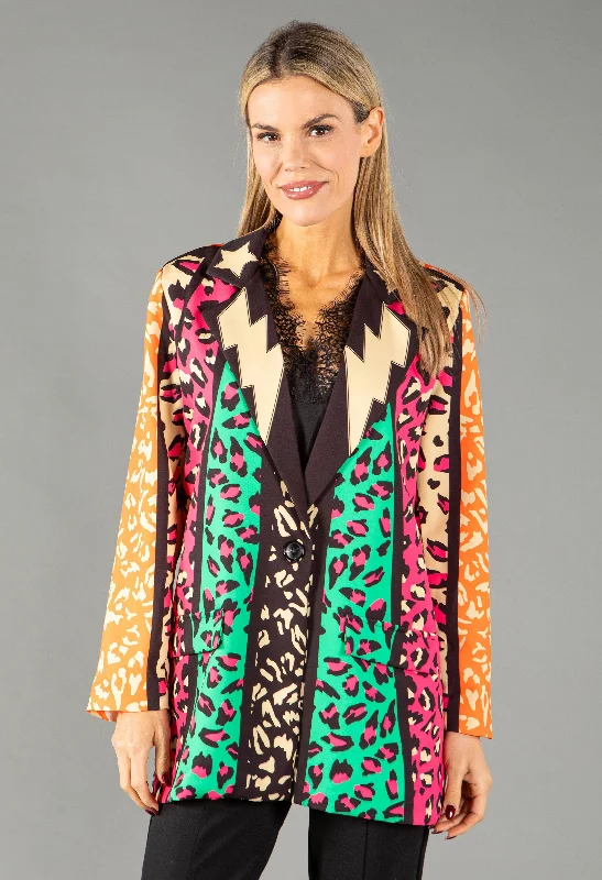  -Explosion-proof leash FOR LARGE dogs Leopard Print Colour Pop Blazer