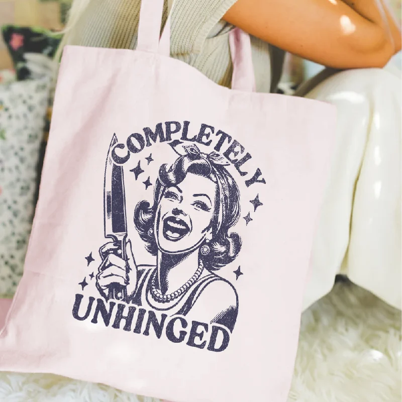  Completely Unhinged Distressed Tote Bag
