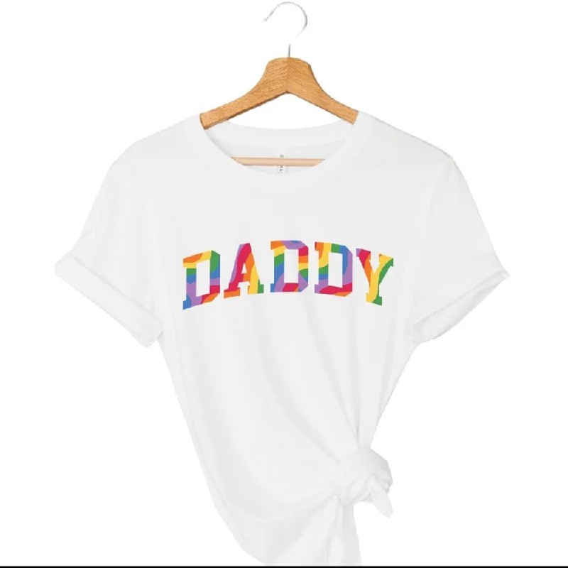 - Chinchilla cooling ice nest ceramic plate Pride Daddy Rainbow T-Shirt
