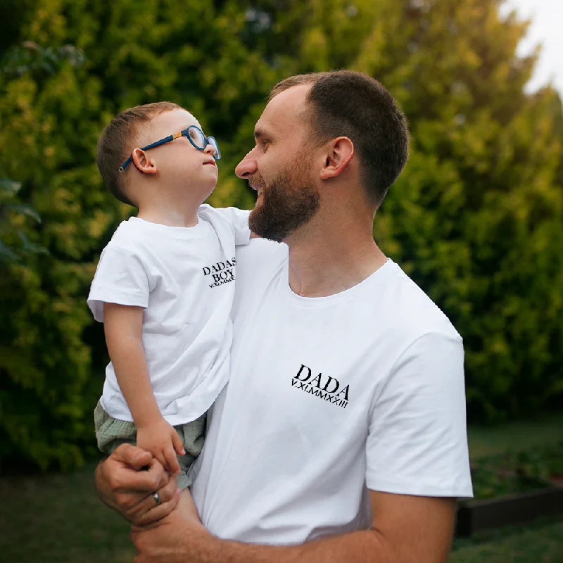 - Air box TSA certified check-in CLR Dada & Dadas Boy Roman Numeral Matching T-Shirts - White - Air box TSA certified check-in CLR Dada & Dadas Boy Roman Numeral Matching T-Shirts - White