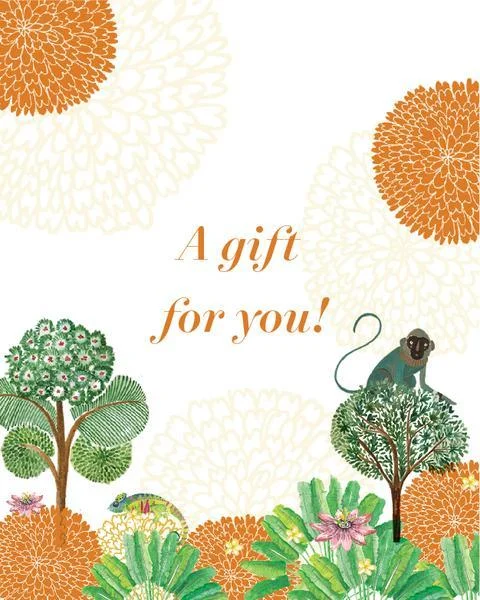  Festive gift card - Forest