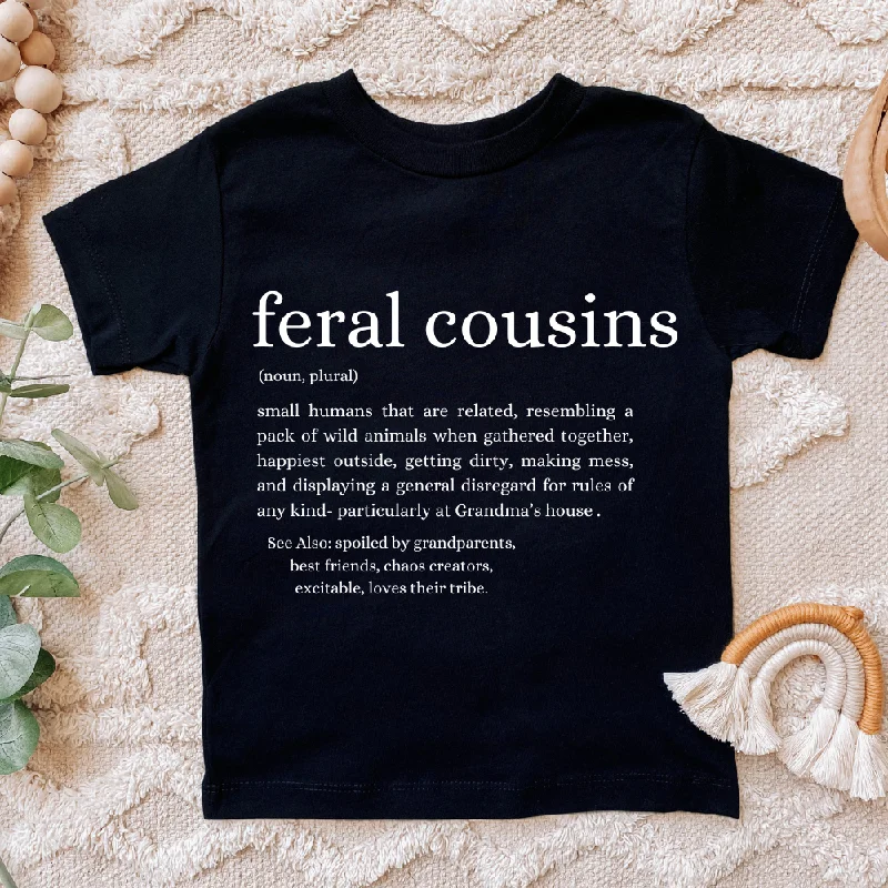 - Car dog seat belt Feral Cousins Definition Kids Tee