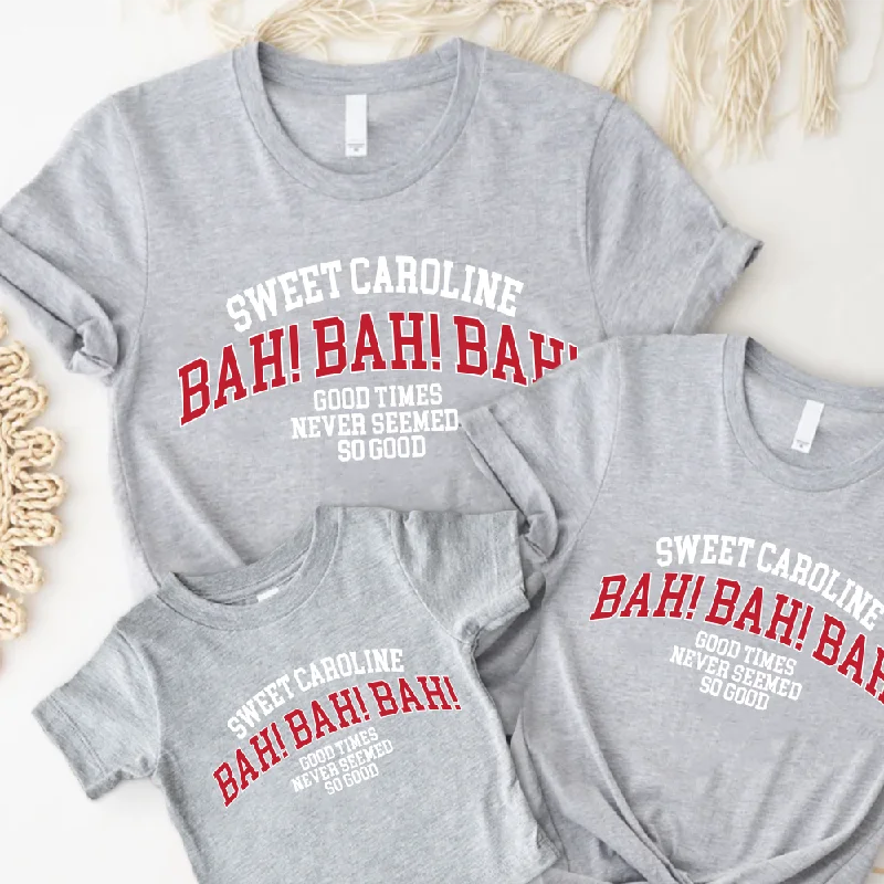 -Anti-scratch scratching board AND cat bed in one Sweet Caroline Matching Graphic Heather Grey T-shirts -Anti-scratch scratching board AND cat bed in one Sweet Caroline Matching Graphic Heather Grey T-shirts