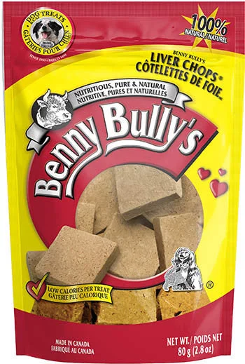 - Air box TSA certified check-in Benny Bully's Liver Chops Dog Treats