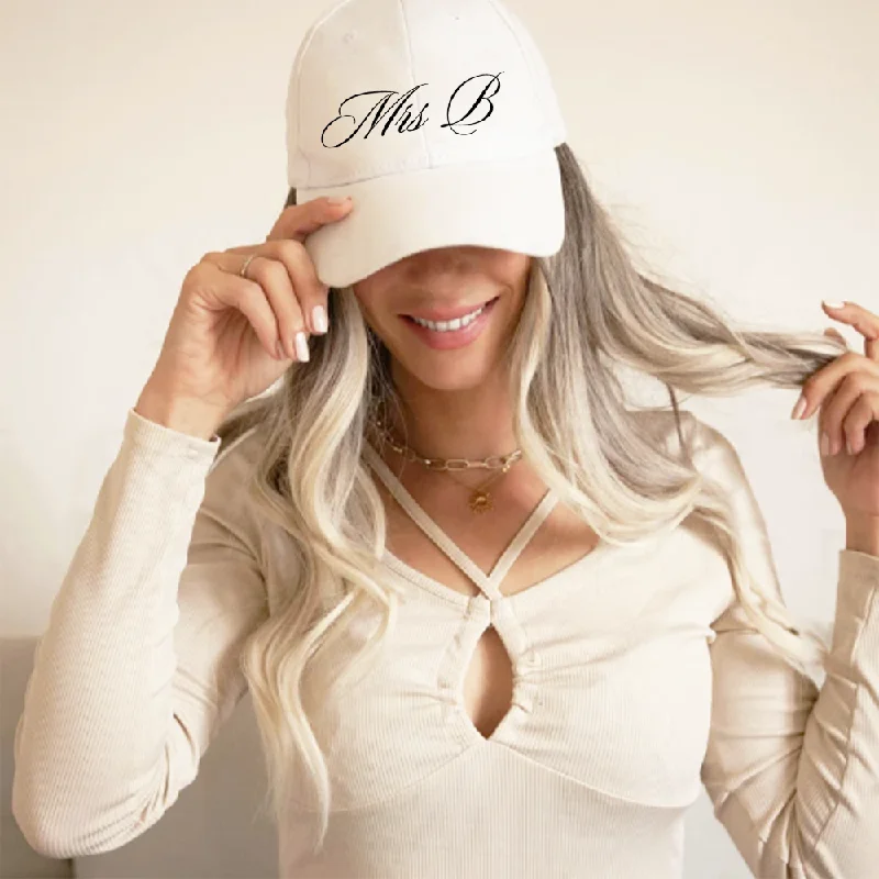  -Anti-scratch sofa protective cover Personalised Mrs Initial Script Sand Cap